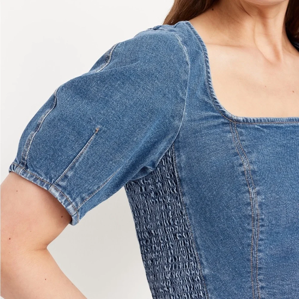 Blue Denim Blouse